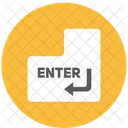 Enter Key Streamline Kameleon Icon