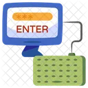 Enter Password Enter Passcode Computer Password Icon