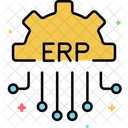 ERP Enterprise Resource Planning 기업 자원 아이콘