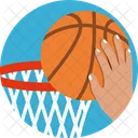 Basquete Enterrada Cesta Ícone