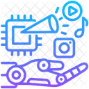 Entertainment Media Chip Icon