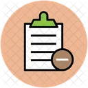 Aus Liste Entfernen Icon