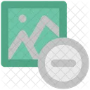 Entfernen Bild Querformat Icon