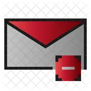 Mail Minus Nachricht Symbol