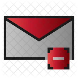 E-Mail entfernen  Symbol