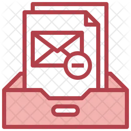 E-Mail entfernen  Symbol