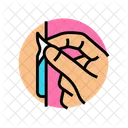 Entfernung Kinesio Klebeband Symbol