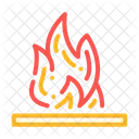 Entzundlich Feuer Flamme Brennen Symbol