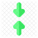 Entgegengesetzte Pfeile  Symbol