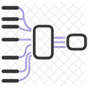 Entonnoir Etapes De Filtrage Diagramme Icône