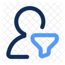 Entonnoir Utilisateur Entonnoir De Conversion Parcours Client Icône