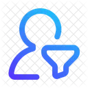 Entonnoir Utilisateur Entonnoir De Conversion Parcours Client Icône