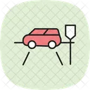 Entrada De Coches Icono