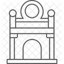 Entrada Del Museo De Borde Fino Icono
