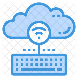 Entrada de datos en la nube  Icono