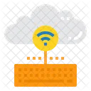 Entrada de datos en la nube  Icono