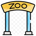 Entrada Al Zoologico Icono