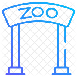 Entrada al zoológico  Icono