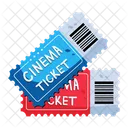 Entradas De Cine Pases De Cine Vales De Cine Icono