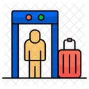 Entrance Scanner Security Checking Door Security Checkpoint Icon