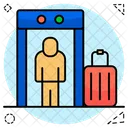 Entrance Scanner Security Checking Door Security Checkpoint Icon