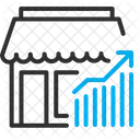 Negozio Statistiche Grafico Icon