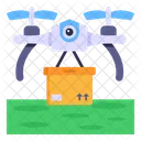 Entrega con drones  Icono