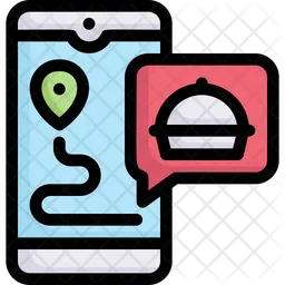 Entrega de comida  Icono