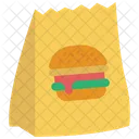 Entrega de hamburguesas  Icono