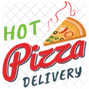 Pizza Caliente Logo De Pizza Pizzeria Icono