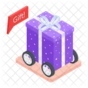 Envio De Regalos Entrega De Regalos Caja De Regalo Icono