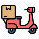 Scooter Motocicleta Bicicleta Icono