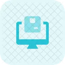Entrega En Linea Seguimiento En Linea Paquete Icono