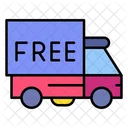 Entrega Gratuita Camion De Reparto Gratis Icono