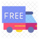 Entrega Gratuita Camion De Reparto Gratis Icono