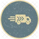 Camion De Reparto Icono