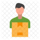 Mensajero De Entrega Repartidor Mensajero Icono