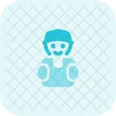 Entrega De Mensajeria Mensajero Repartidor Icono