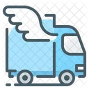 Camion Entrega Entrega Rapida Icono