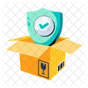 Seguro De Entrega Entrega Segura Seguro De Paqueteria Icono