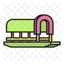Trajinera Mexico Mexicano Icono
