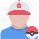 Entrenador Pokemon Icono Vector Icono