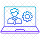 Formacion Ordenador Portatil En Linea Icon
