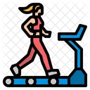 Entrenamiento Fitness Cinta De Correr Icono