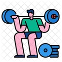 Entrenamiento Fitness Gimnasio Icono