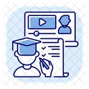 Camara Web En Linea Formacion Icono