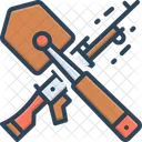 Entrenching Agriculture Tool Shovel Icon