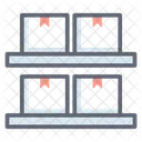 Stock Support A Colis Support A Paquets Icône