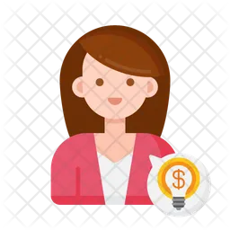 Entrepreneur Female  Icon