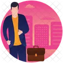 Entrepreneur Businessman Employer Icon